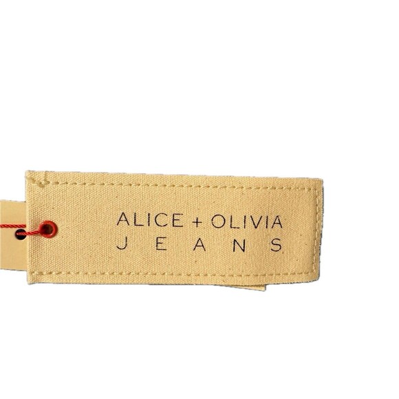 Alice + Olivia New Size 24 High Rise You Look Stunning Best Intentions Jeans New - Picture 10 of 14